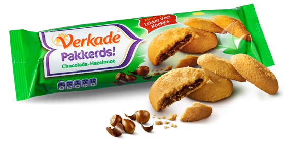 Verkade Pakkerds Chocolade Hazelnoot