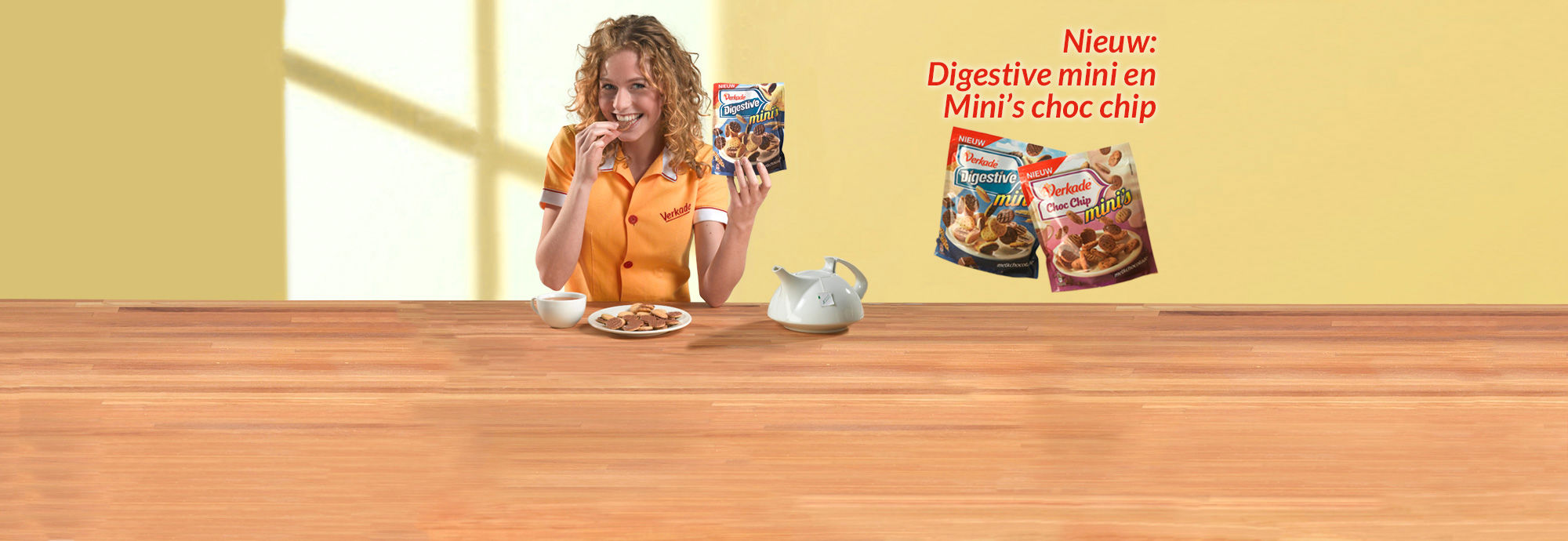 Nieuw: Digestive mini en Mini's choc chip