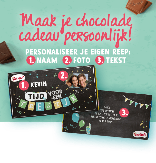 catalogus Eerste kleermaker Een gepersonaliseerd chocoladecadeau geven