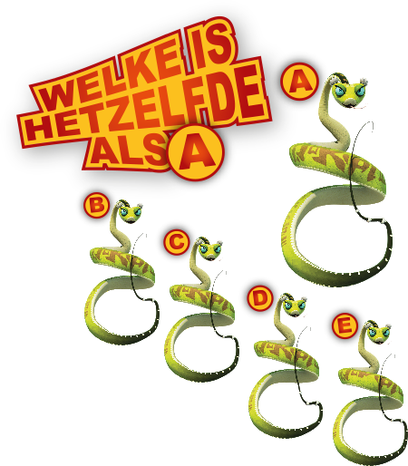 Welke is hetzelfde als A?