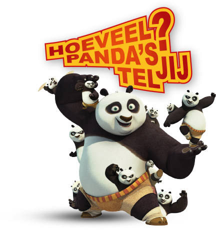 Hoeveel panda's tel jij?