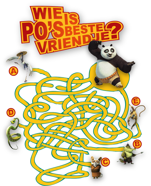 Wie is Po's beste vriendje?