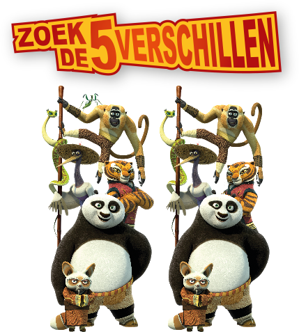 Zoek de 5 verschillen