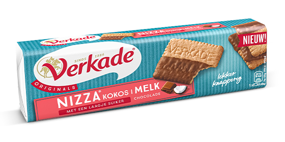 Verkade Nizza Kokos Melk Chocolade