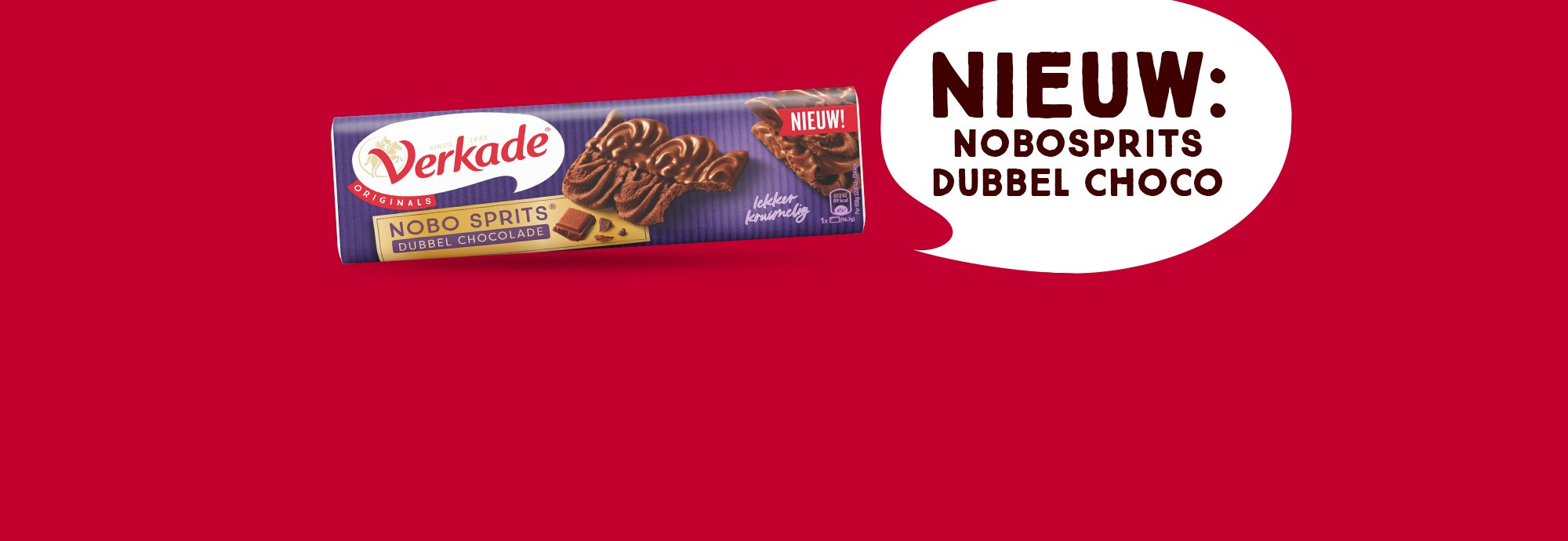 Verkade NoboSprits Dubbel Chocolade