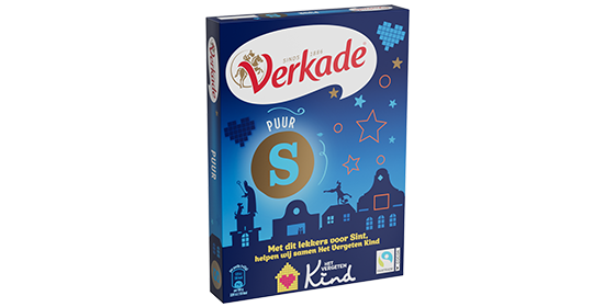 Verkade Chocoladeletter Puur 135g