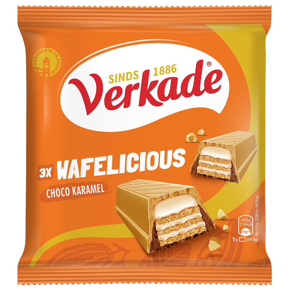 Chocowafel Karamel 3-pack
