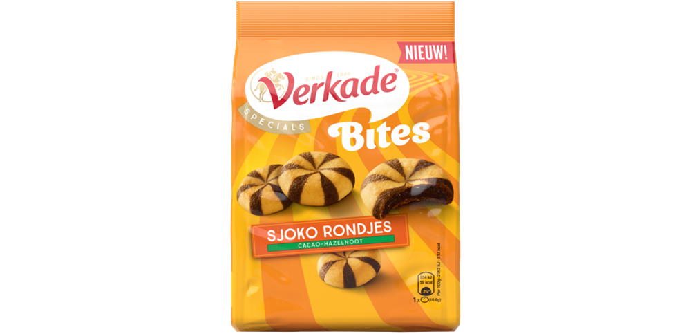 Verkade Sjoko Rondjes Cacao-Hazelnoot 