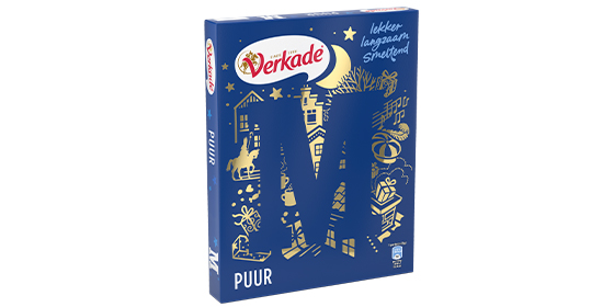 Verkade Chocoladeletter Puur 200g