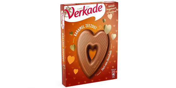 Verkade karamel zeezout chocoladehart