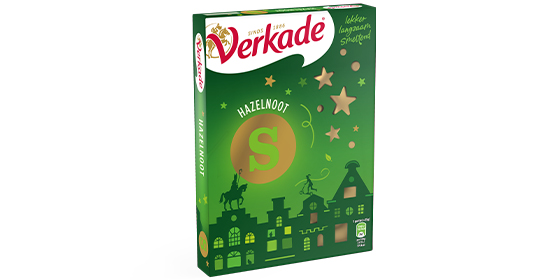 Verkade Chocoladeletter Hazelnoot 135g