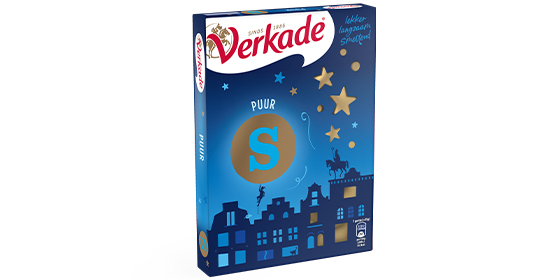Verkade Chocoladeletter Puur 135g