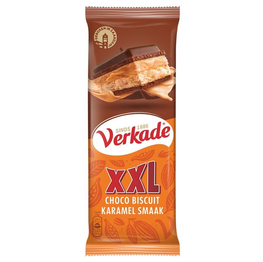 XXL Choco Biscuit Karamelsmaakvulling
